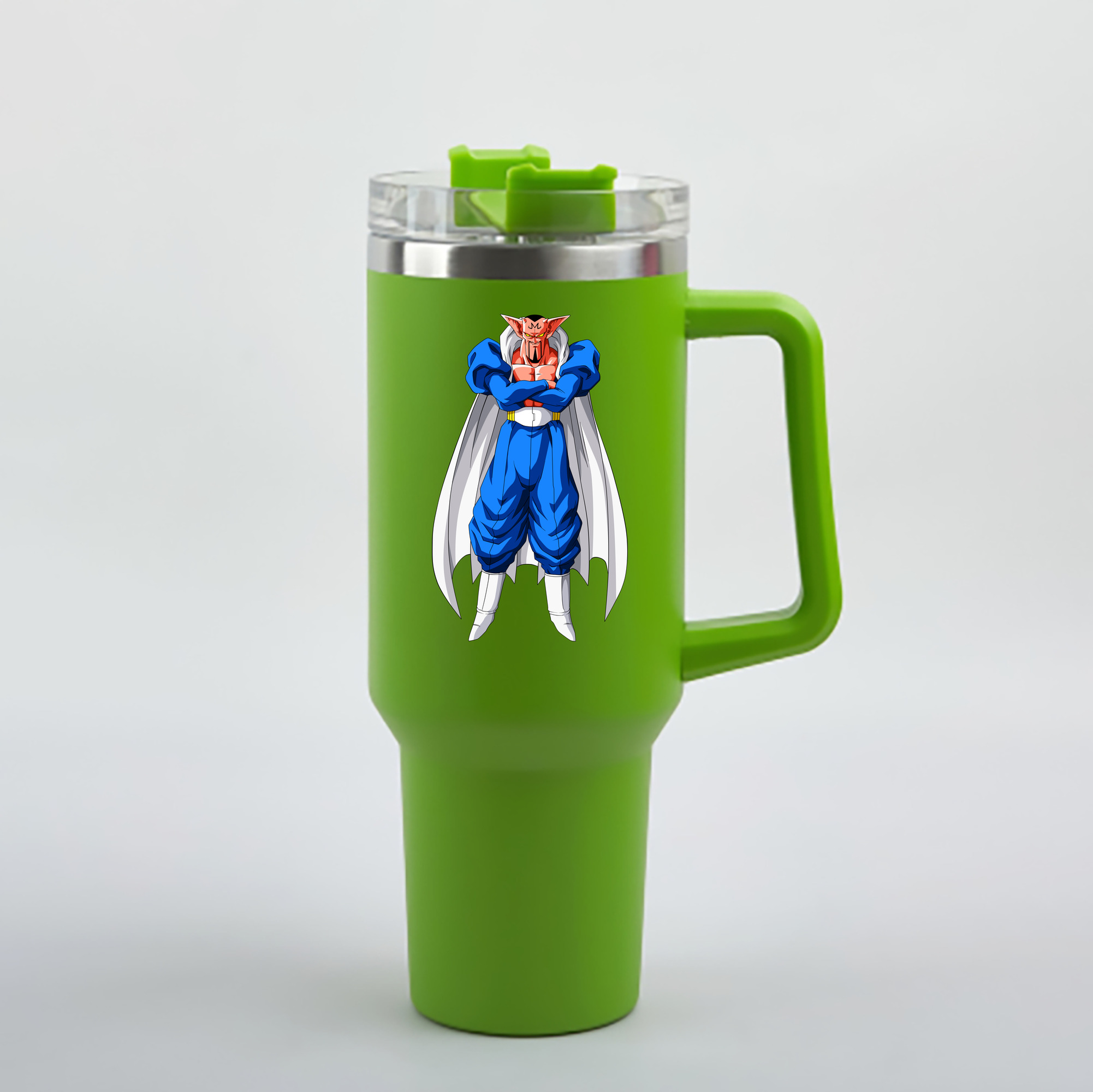 （画像用） ドラゴンボール DRAGON BALL 1200mL車用タンブラー - クリスタルステッカー（プラスチックストロー付き）